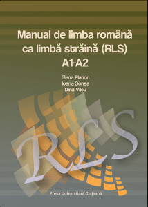 Lehrwerk Rumänisch: Manual de limba romana ca limba straina