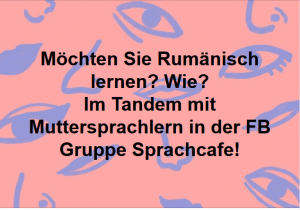Facebook-Gruppe: Sprachcafe Rumänisch Deutsch